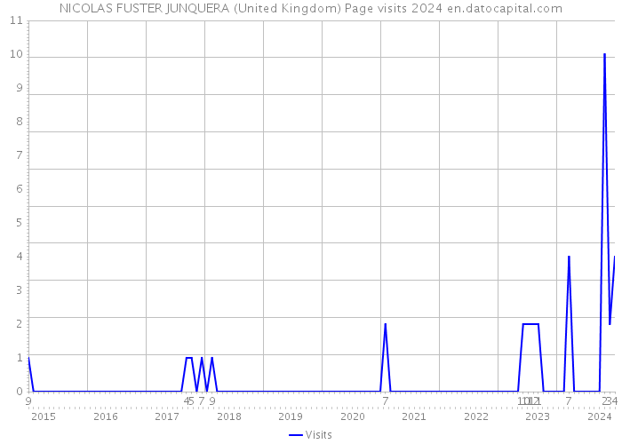 NICOLAS FUSTER JUNQUERA (United Kingdom) Page visits 2024 