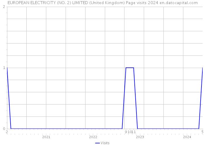 EUROPEAN ELECTRICITY (NO. 2) LIMITED (United Kingdom) Page visits 2024 