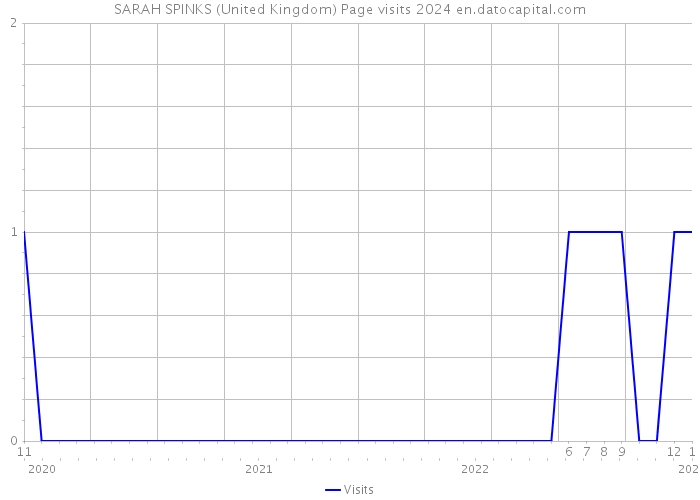 SARAH SPINKS (United Kingdom) Page visits 2024 