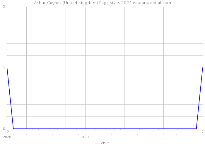 Ashur Caynes (United Kingdom) Page visits 2024 