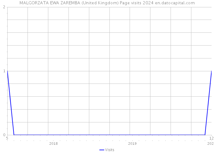 MALGORZATA EWA ZAREMBA (United Kingdom) Page visits 2024 