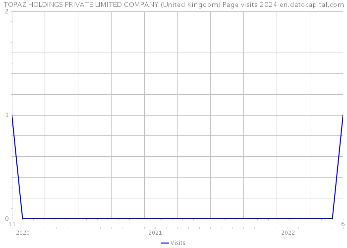 TOPAZ HOLDINGS PRIVATE LIMITED COMPANY (United Kingdom) Page visits 2024 