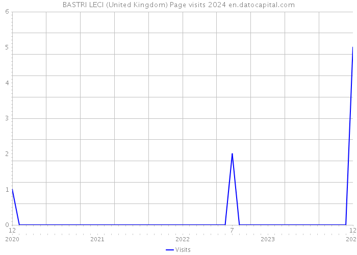 BASTRI LECI (United Kingdom) Page visits 2024 