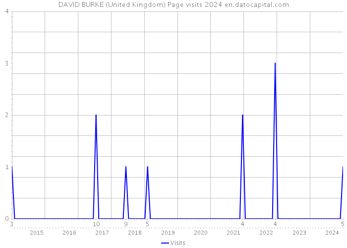 DAVID BURKE (United Kingdom) Page visits 2024 