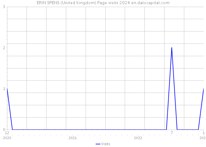 ERIN SPENS (United Kingdom) Page visits 2024 