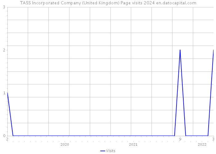 TASS Incorporated Company (United Kingdom) Page visits 2024 