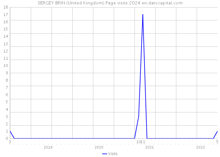 SERGEY BRIN (United Kingdom) Page visits 2024 
