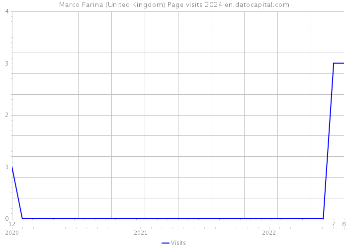Marco Farina (United Kingdom) Page visits 2024 