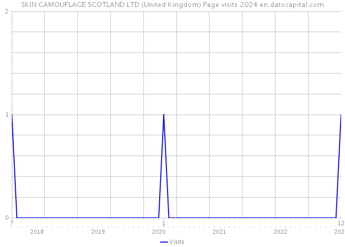 SKIN CAMOUFLAGE SCOTLAND LTD (United Kingdom) Page visits 2024 