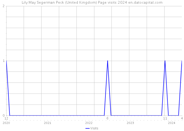 Lily May Segerman Peck (United Kingdom) Page visits 2024 
