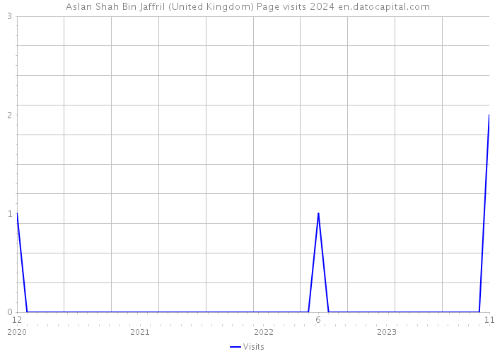 Aslan Shah Bin Jaffril (United Kingdom) Page visits 2024 