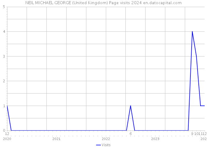 NEIL MICHAEL GEORGE (United Kingdom) Page visits 2024 