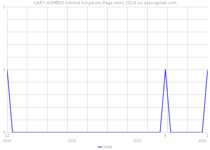 GARY AGHEDO (United Kingdom) Page visits 2024 