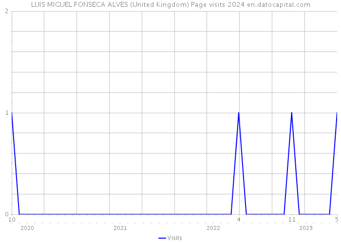 LUIS MIGUEL FONSECA ALVES (United Kingdom) Page visits 2024 