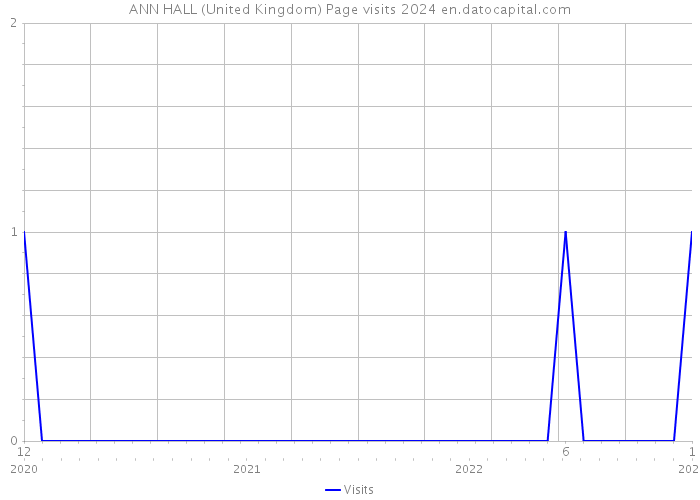 ANN HALL (United Kingdom) Page visits 2024 