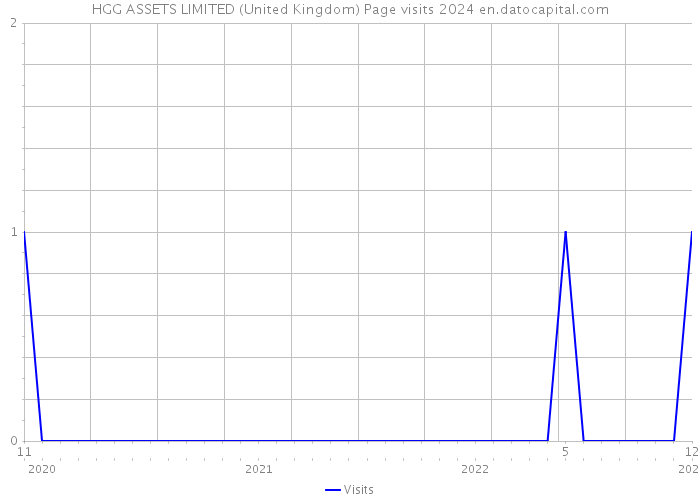 HGG ASSETS LIMITED (United Kingdom) Page visits 2024 