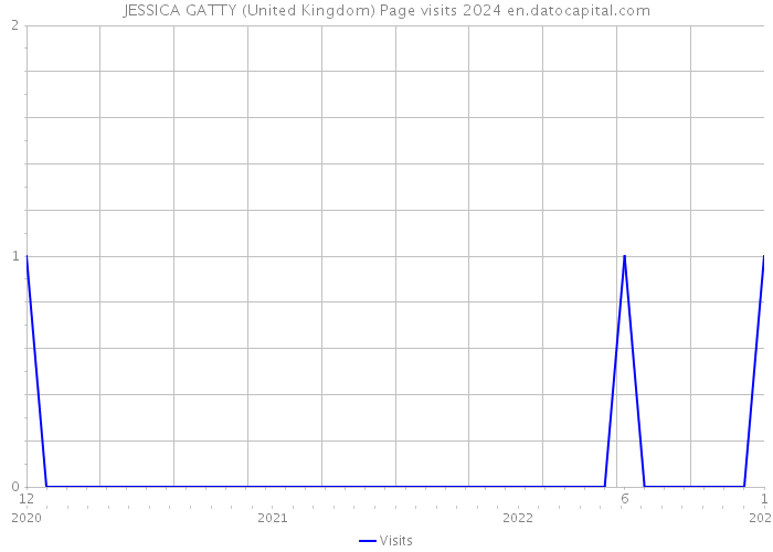 JESSICA GATTY (United Kingdom) Page visits 2024 