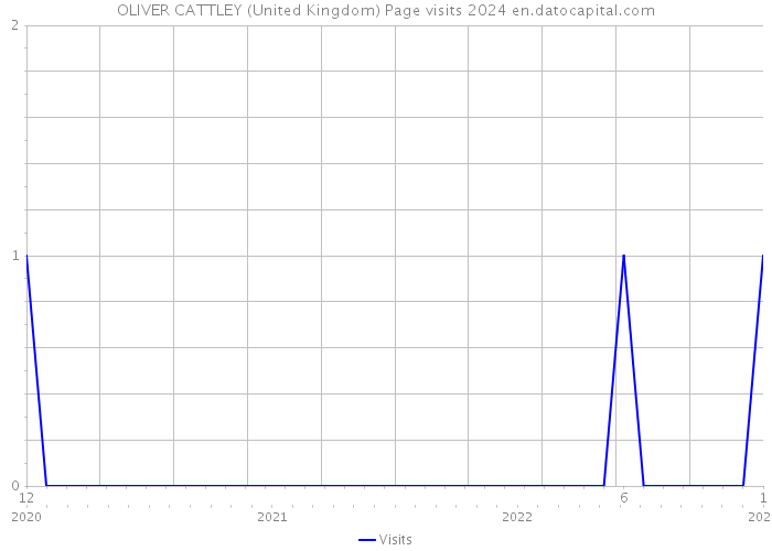 OLIVER CATTLEY (United Kingdom) Page visits 2024 