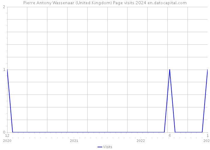 Pierre Antony Wassenaar (United Kingdom) Page visits 2024 
