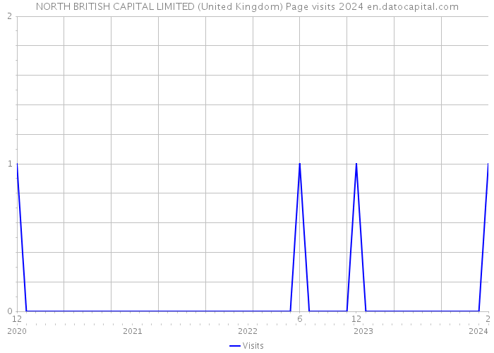 NORTH BRITISH CAPITAL LIMITED (United Kingdom) Page visits 2024 