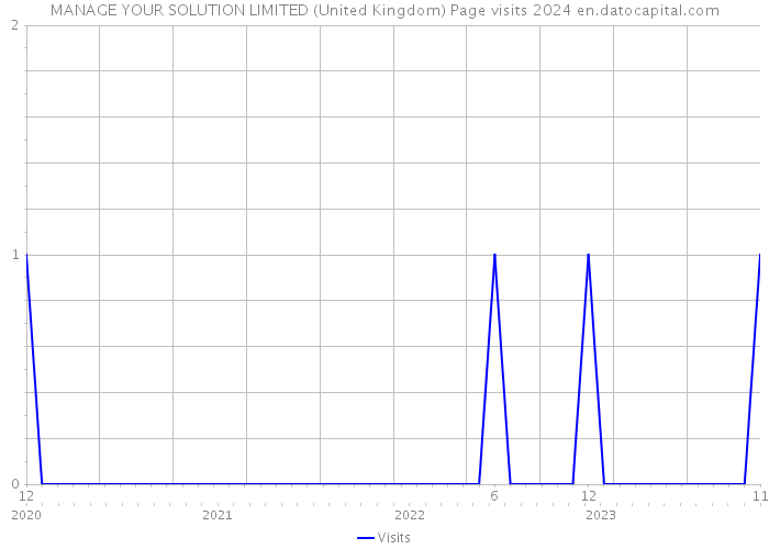 MANAGE YOUR SOLUTION LIMITED (United Kingdom) Page visits 2024 