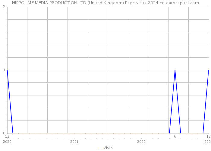 HIPPOLIME MEDIA PRODUCTION LTD (United Kingdom) Page visits 2024 