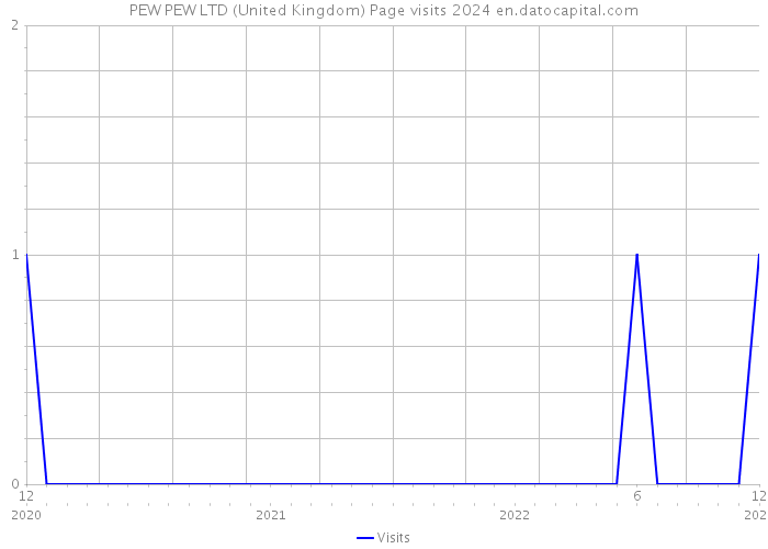 PEW PEW LTD (United Kingdom) Page visits 2024 