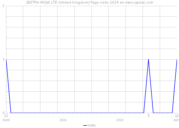 SESTRA MOJA LTD (United Kingdom) Page visits 2024 