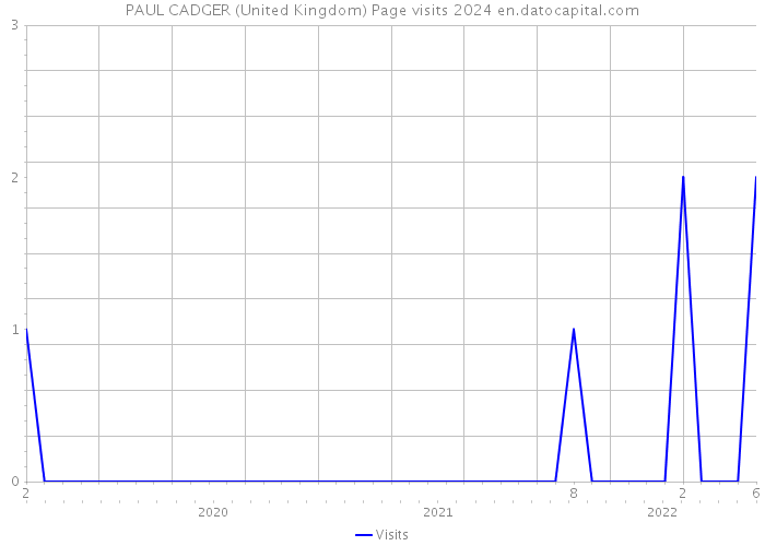 PAUL CADGER (United Kingdom) Page visits 2024 