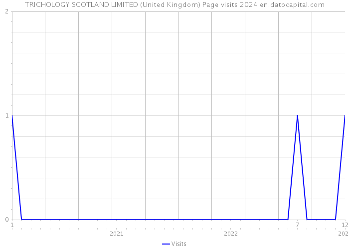 TRICHOLOGY SCOTLAND LIMITED (United Kingdom) Page visits 2024 