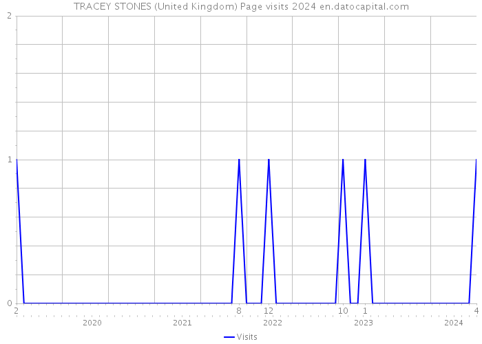 TRACEY STONES (United Kingdom) Page visits 2024 