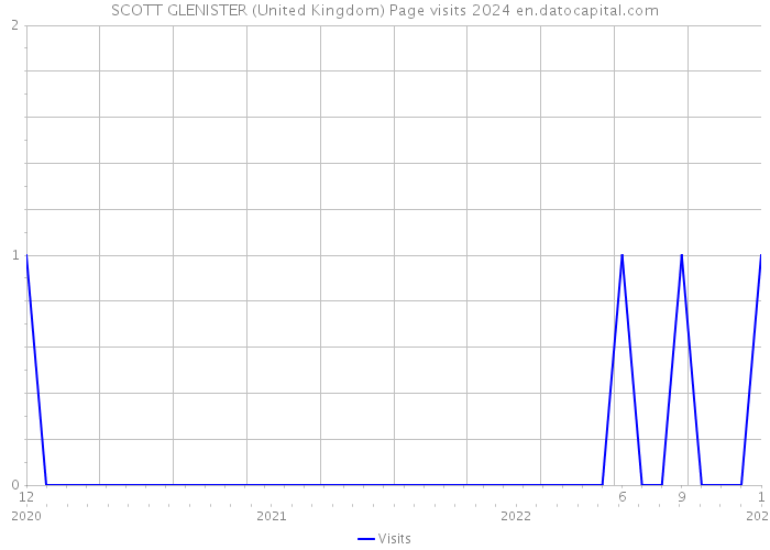 SCOTT GLENISTER (United Kingdom) Page visits 2024 