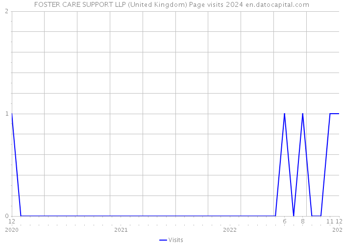 FOSTER CARE SUPPORT LLP (United Kingdom) Page visits 2024 