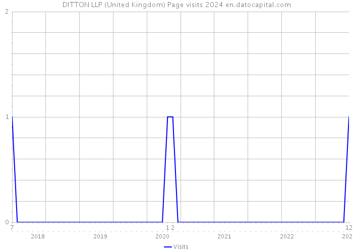 DITTON LLP (United Kingdom) Page visits 2024 