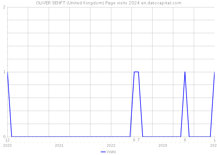 OLIVER SENFT (United Kingdom) Page visits 2024 