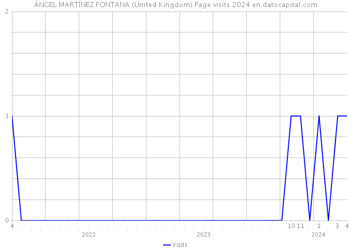 ÁNGEL MARTÍNEZ FONTANA (United Kingdom) Page visits 2024 