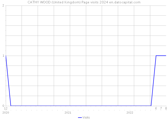 CATHY WOOD (United Kingdom) Page visits 2024 