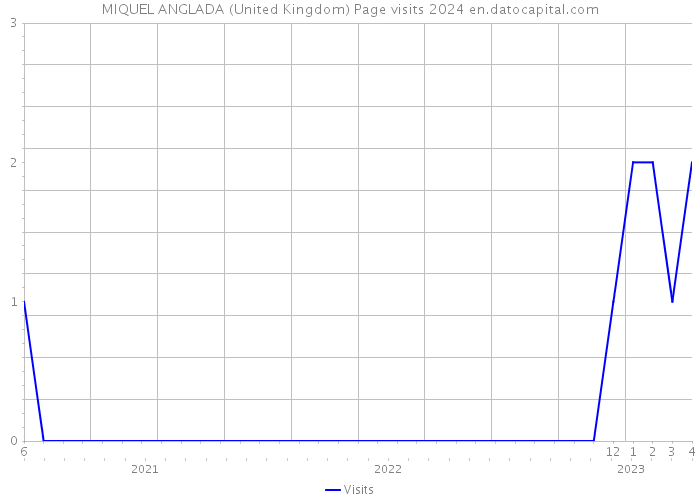 MIQUEL ANGLADA (United Kingdom) Page visits 2024 