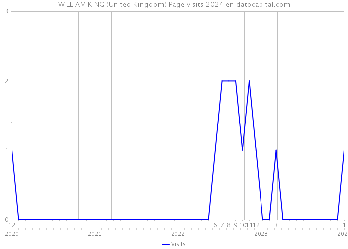 WILLIAM KING (United Kingdom) Page visits 2024 
