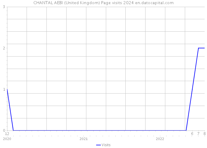 CHANTAL AEBI (United Kingdom) Page visits 2024 