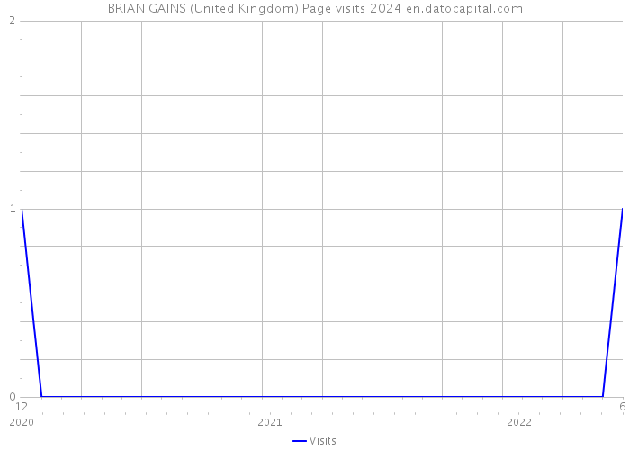 BRIAN GAINS (United Kingdom) Page visits 2024 
