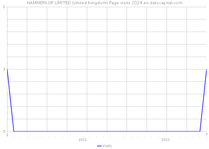 HAMMERKOP LIMITED (United Kingdom) Page visits 2024 