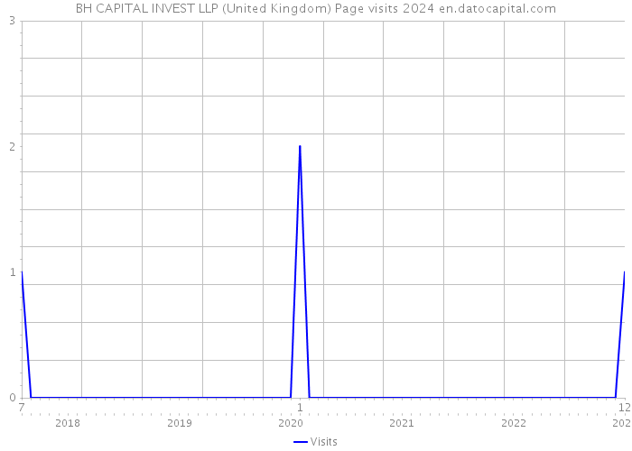 BH CAPITAL INVEST LLP (United Kingdom) Page visits 2024 