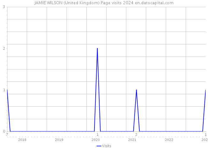 JAMIE WILSON (United Kingdom) Page visits 2024 