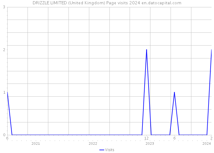 DRIZZLE LIMITED (United Kingdom) Page visits 2024 