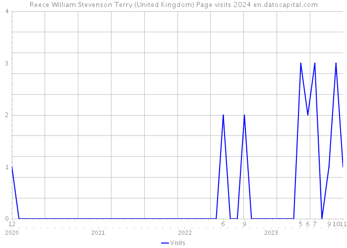 Reece William Stevenson Terry (United Kingdom) Page visits 2024 