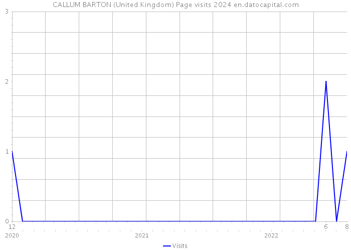 CALLUM BARTON (United Kingdom) Page visits 2024 