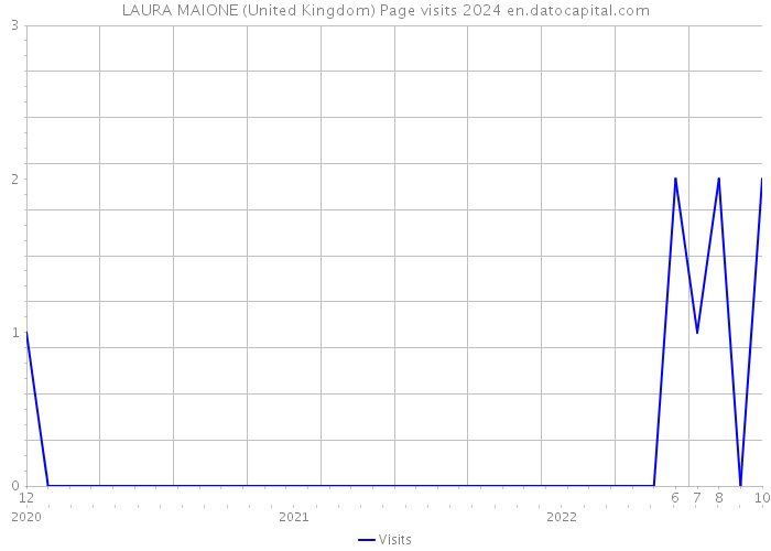 LAURA MAIONE (United Kingdom) Page visits 2024 