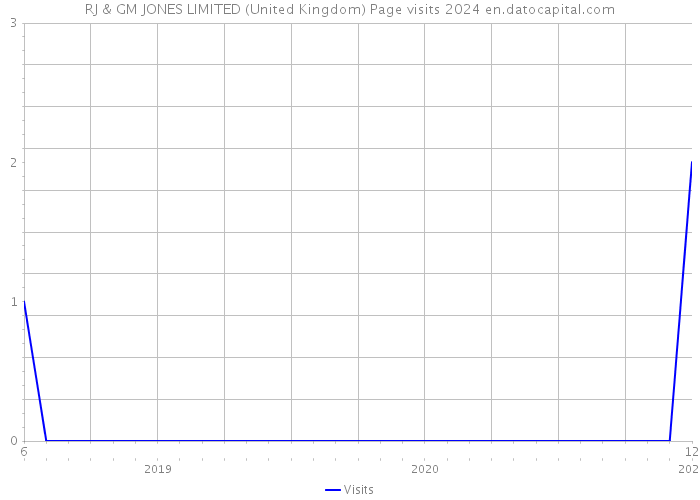 RJ & GM JONES LIMITED (United Kingdom) Page visits 2024 