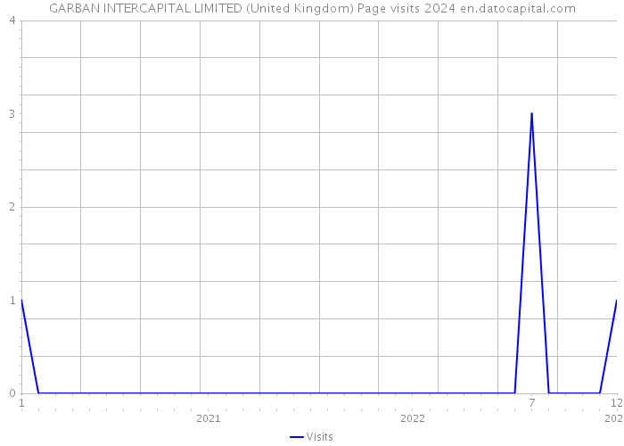 GARBAN INTERCAPITAL LIMITED (United Kingdom) Page visits 2024 